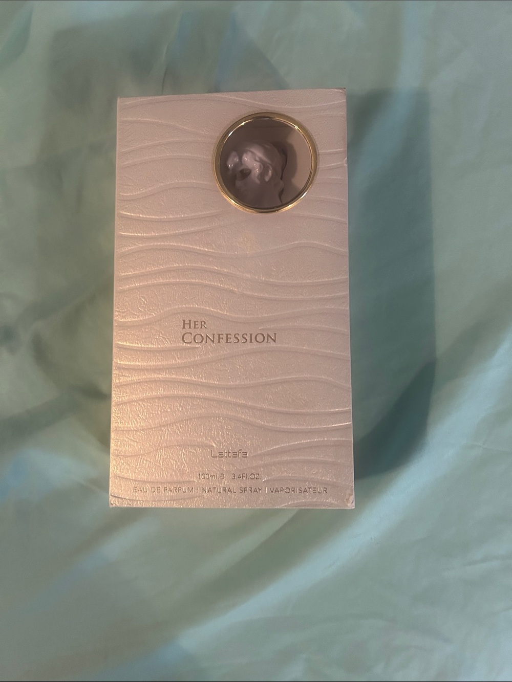 Lattafa Her Confession Eau de Parfum — Light Pink Women's Fragrance